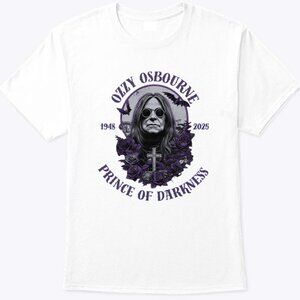 Ozzy Osbourne Prince Of Darkness T-Shirt | Vintage Rock Tee | Heavy Metal 90